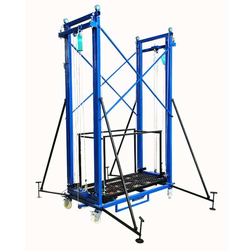 Electric Scaffold Lift Factory - Foldable High-Duty 300-500kg 2-12m Boom