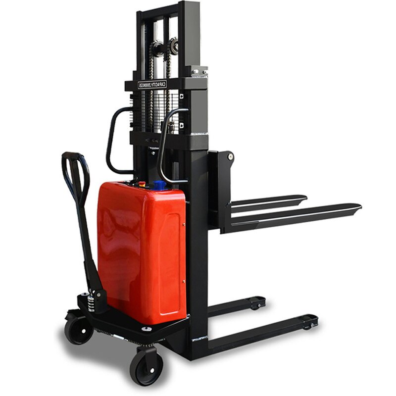 Electric Pallet Stacker Manufacturer - Wide Legs 1.5 Ton Electric Forklift
