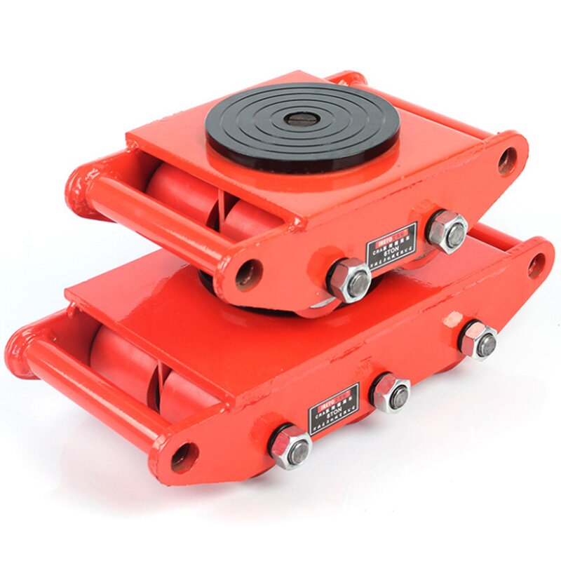 Transport Roller Skates Manufacturer - 12 Wheels Portable Cargo Tanks Trolley