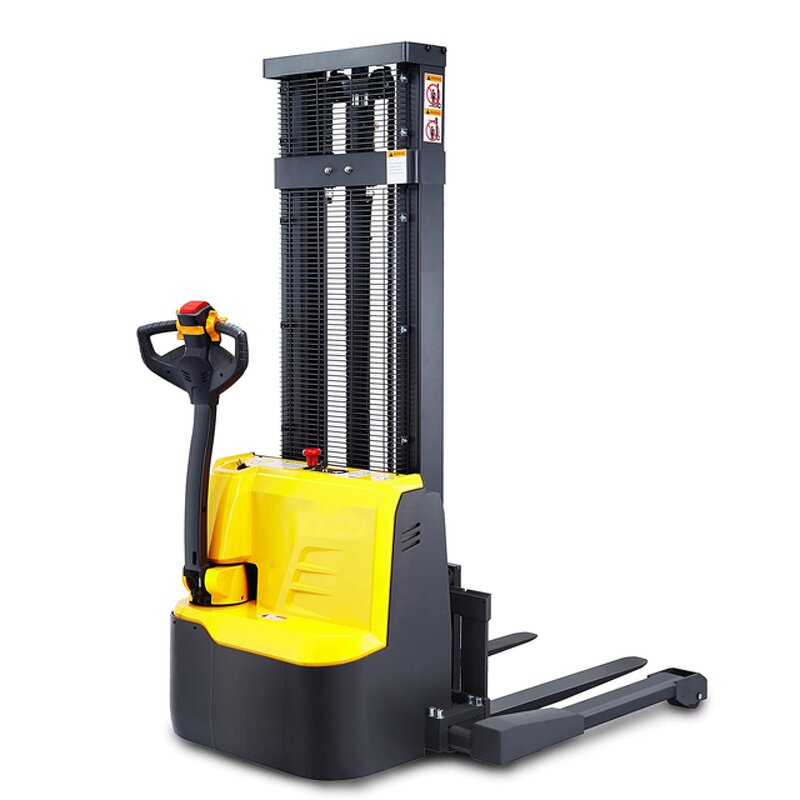 Electric Forklift Stacker Manufacturer - Stand up 1-1.5 Ton Warehouse Workshop