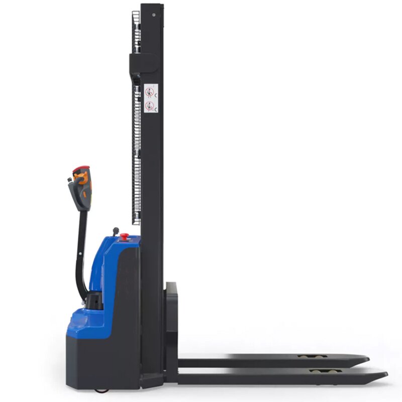 Semi Electric Stacker Manufacturer - Lifting Pallet Stacker Walking Type