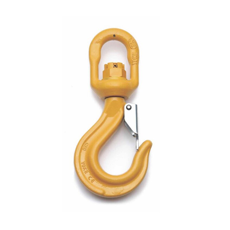 Crane Hook Manufacturer - with Latch Alloy Steel Swivel Eye Hook