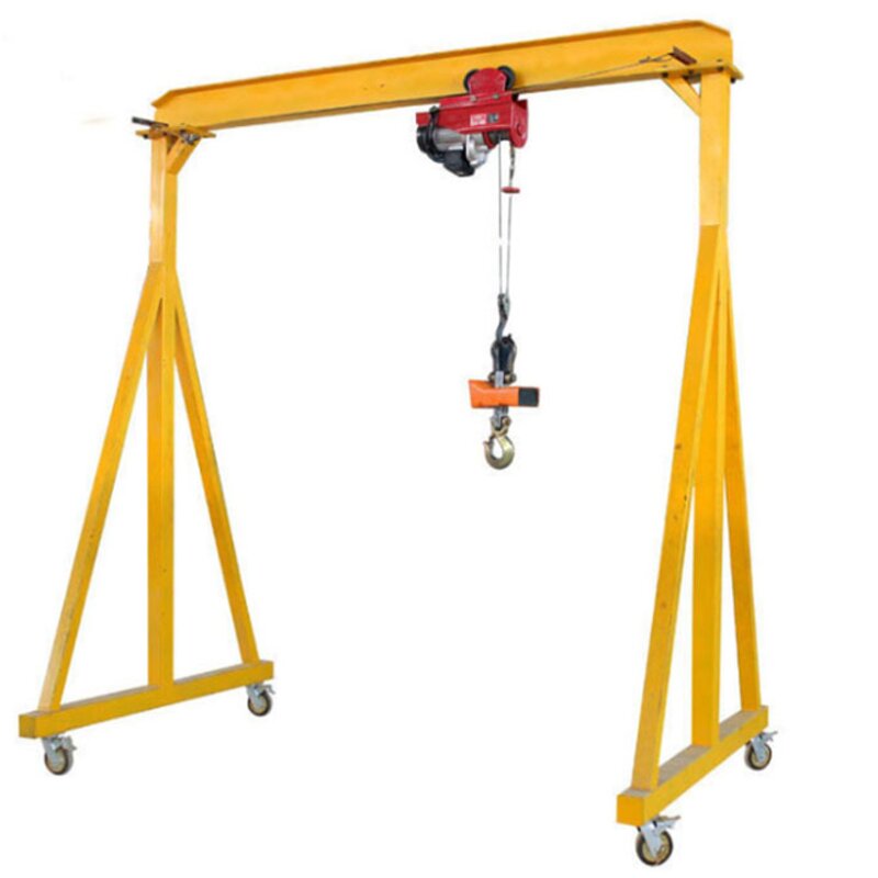 Shop Crane Manufacturer - 1 Ton Hydraulic Manual Foldable Portable Hoist