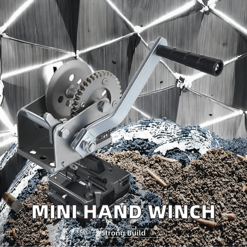 Electric Winch Manufacturer - Horizontal Lifting Hand Crank 710W 10m Rope