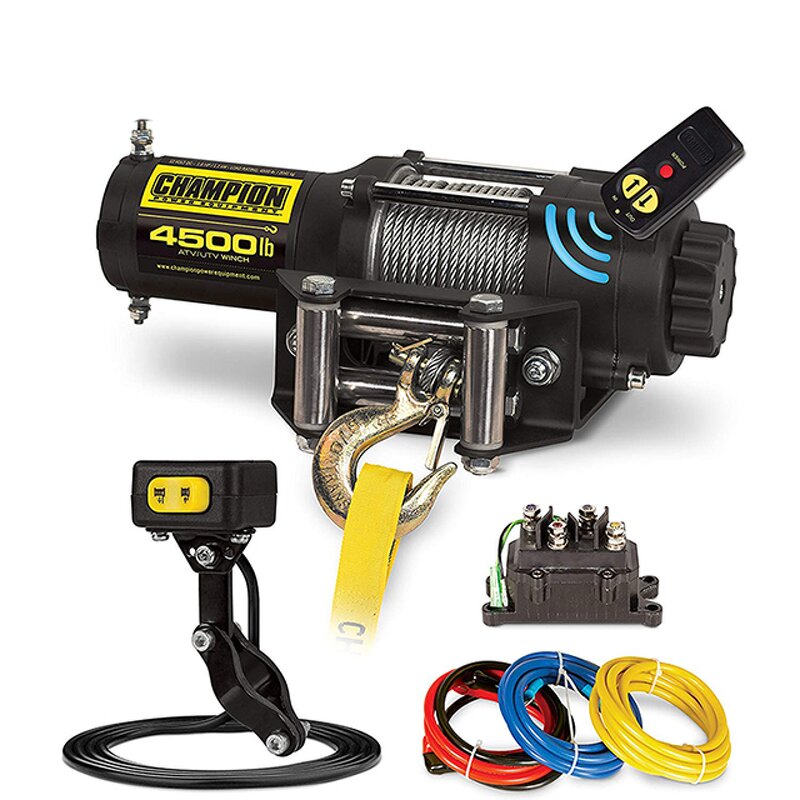 Recovery Winch Factory - 12V 13000lb Heavy Duty 4x4 Frosted Electric