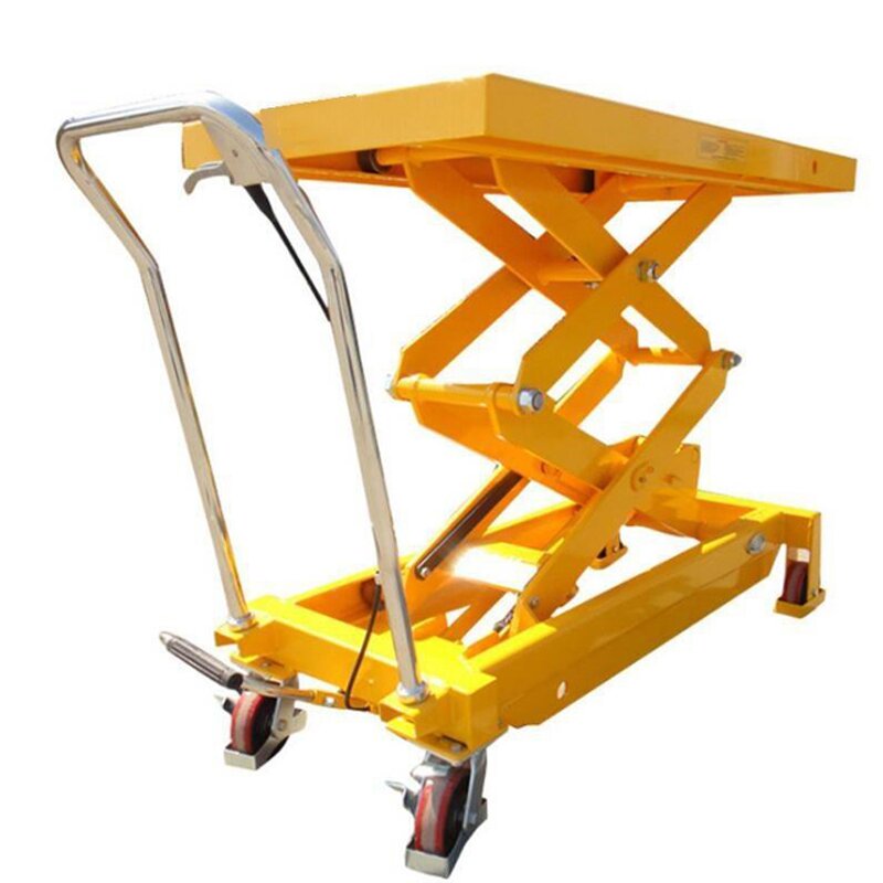 Hydraulic Scissor Lift Factory - 4M Mini Lift Table Cart Manual Movable