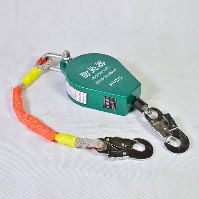 Fall Arrester Manufacturer - 100kgs Wire Rope Fall Protector Anti Dropping