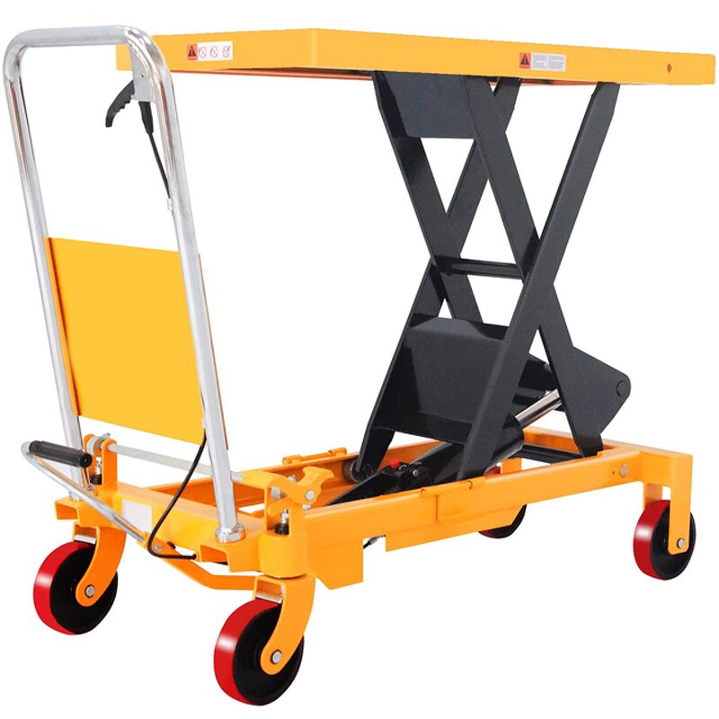 Hydraulic Scissor Lift Factory - 4M Mini Lift Table Cart Manual Movable