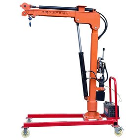 Vehicle-mounted Crane Manufacturer - 1 Ton Electric with Cable Hoist Remote Control