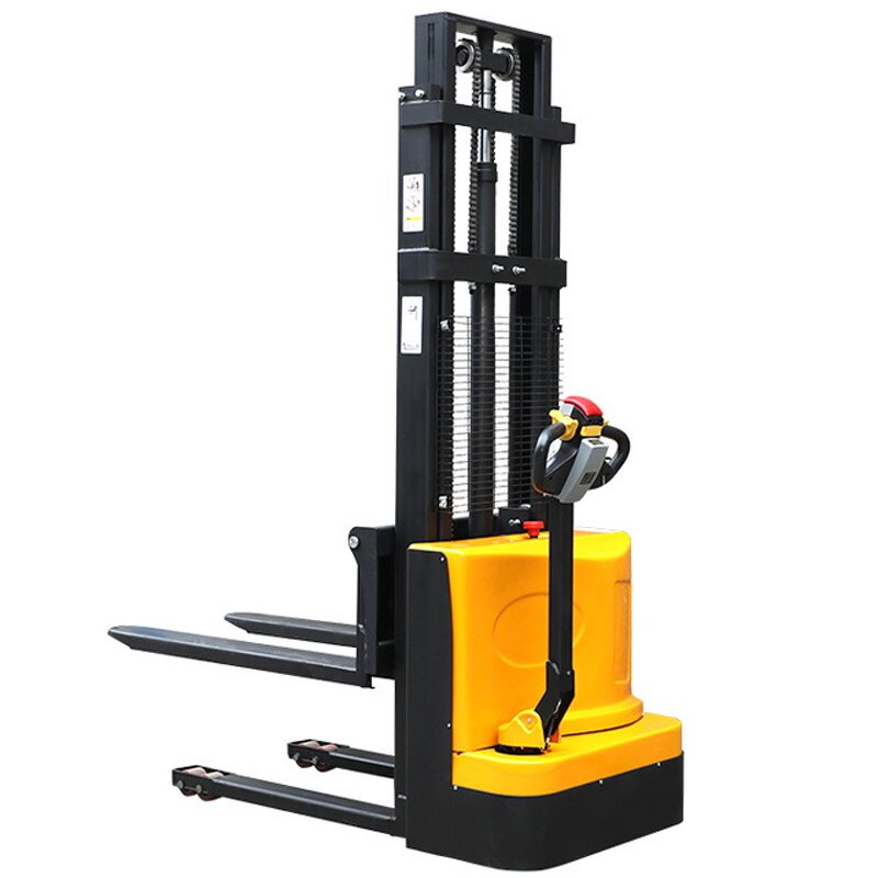 Electric Forklift Stacker Manufacturer - Stand up 1-1.5 Ton Warehouse Workshop