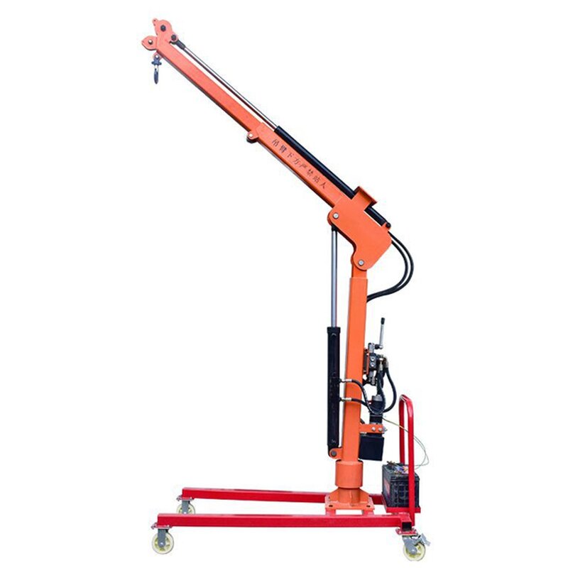 Mini Truck Crane Factory - Portable 1000kg Telescopic Boom Electric Mobile