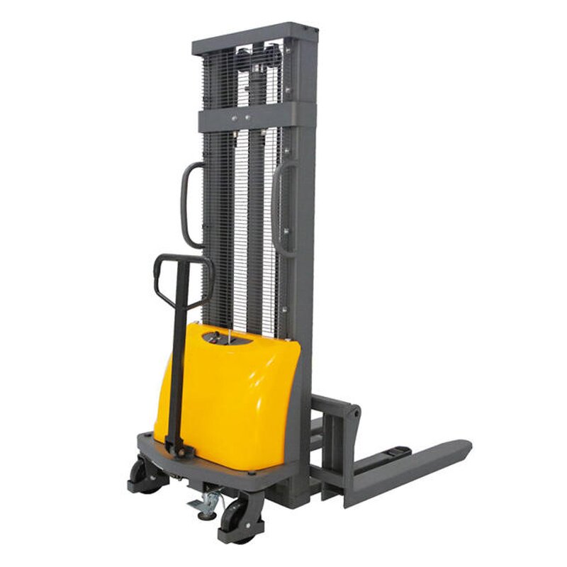 Electric Pallet Stacker Manufacturer - Wide Legs 1.5 Ton Electric Forklift