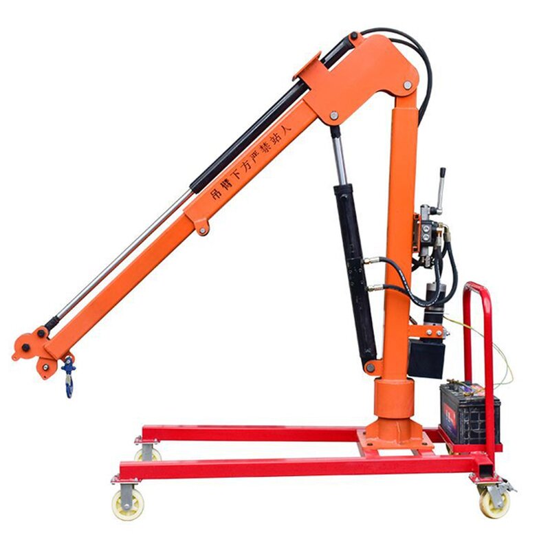 Portable Crane Manufacturer - Automatic 360 Degree Rotary Hydraulic Folding