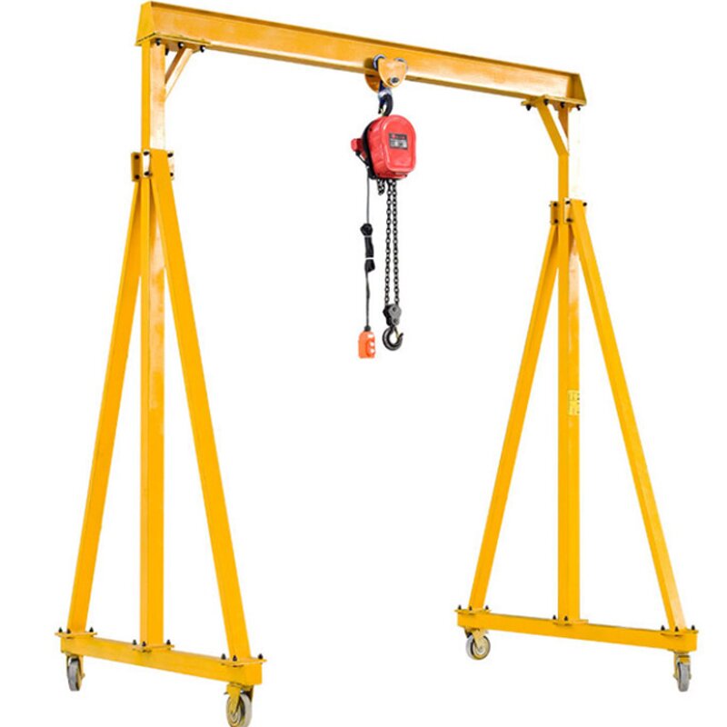 Shop Crane Manufacturer - 1 Ton Hydraulic Manual Foldable Portable Hoist