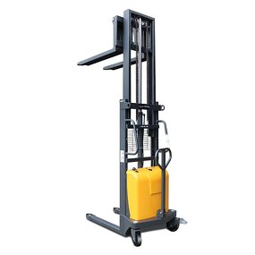 Electric Pallet Stacker Manufacturer - Wide Legs 1.5 Ton Electric Forklift