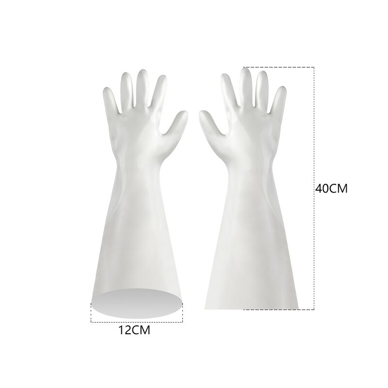CSM Rubber Gloves Manufacturer - 800MM Long Hypalon Chemical Safety Protective