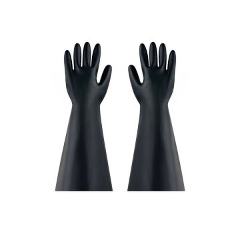 Butyl Rubber Gloves Manufacturer - 35CM Long Superior Protection Chemical Resistant Isolator Safety