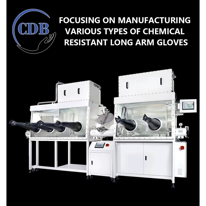 Neoprene Dry Box Gloves Manufacturer - Box Accessories Flange Cut Resistant Corrosion-Resistant