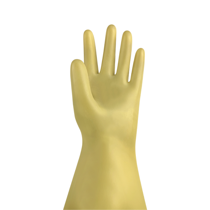 Thickened Latex Gloves Manufacturer - 6-Inch Yellow 800mm Long Arm Cut Resistant 1.6MM