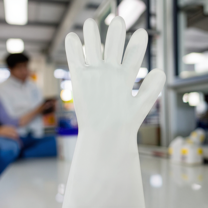 Nitrile Rubber Gloves Manufacturer - 7-Inch High Temperature Resistant Safety Protective Flange