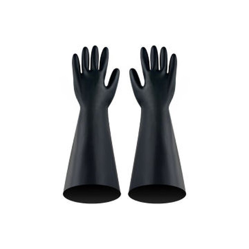 Butyl Rubber Gloves Manufacturer - 35CM Long Superior Protection Chemical Resistant Isolator Safety