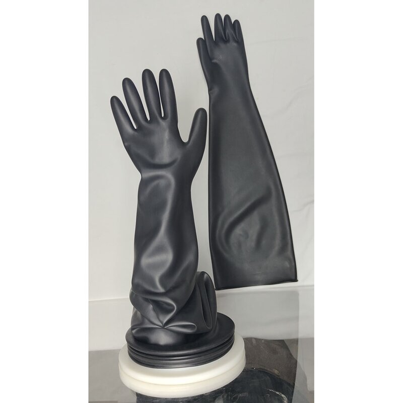 Butyl Rubber Gloves Manufacturer - High Performance Experimental Protective Shiny Dry Box Chemical