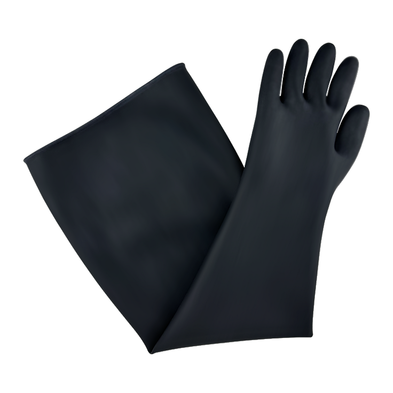 Nuclear Radiation Gloves Manufacturer - 7Inch Protective Glove Box Suit Chemical Protective