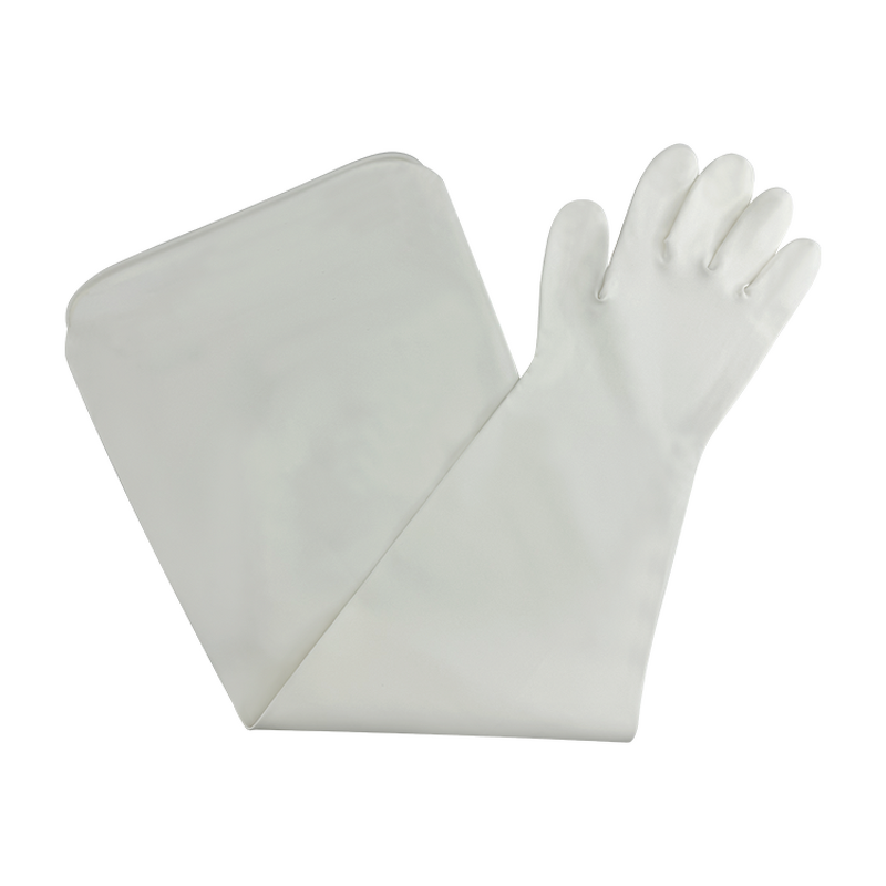 Sterilized Nitrile Gloves Manufacturer - White High Temperature Resistance to Multiple Sterilization