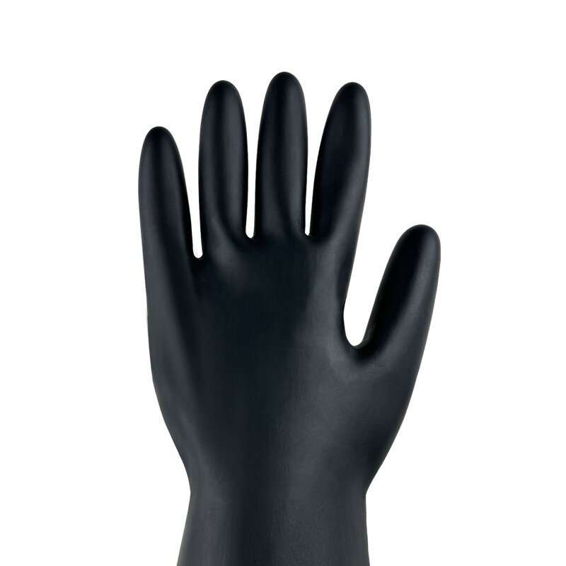 Butyl Rubber Gloves Manufacturer - 35CM Long Superior Protection Chemical Resistant Isolator Safety