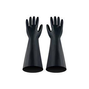 Dry Box Gloves Manufacturer - 400MM High Quality CSM Rubber Wear Resisting Chemical