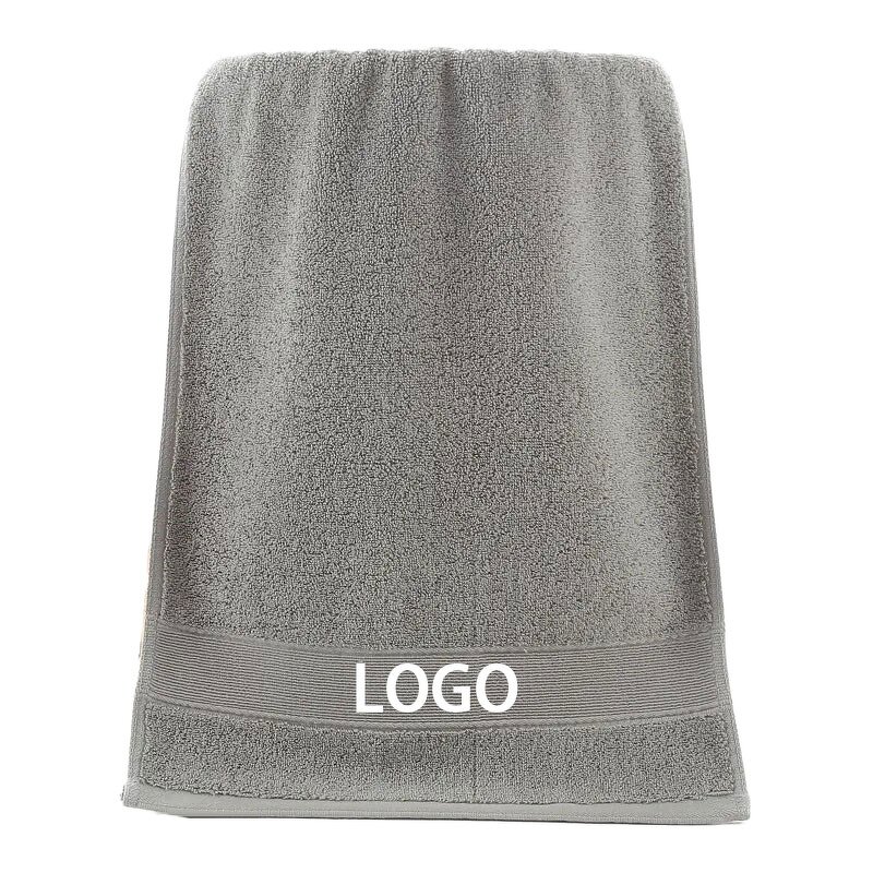 Bath Towel Factory - Customized Embroidery Logo Woven Cotton Thickened Comfortable