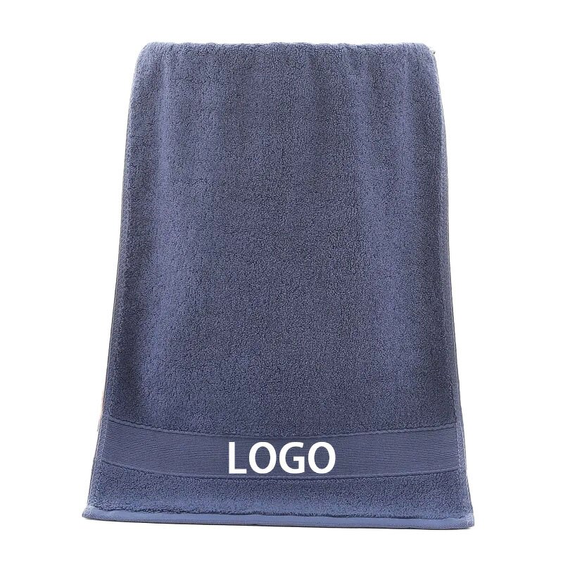 Bath Towel Factory - Customized Embroidery Logo Woven Cotton Thickened Comfortable