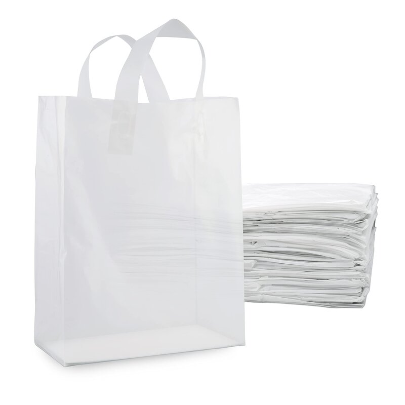 Plastic Shopping Bag Factory - Logo Print Promotional with Handle Bag