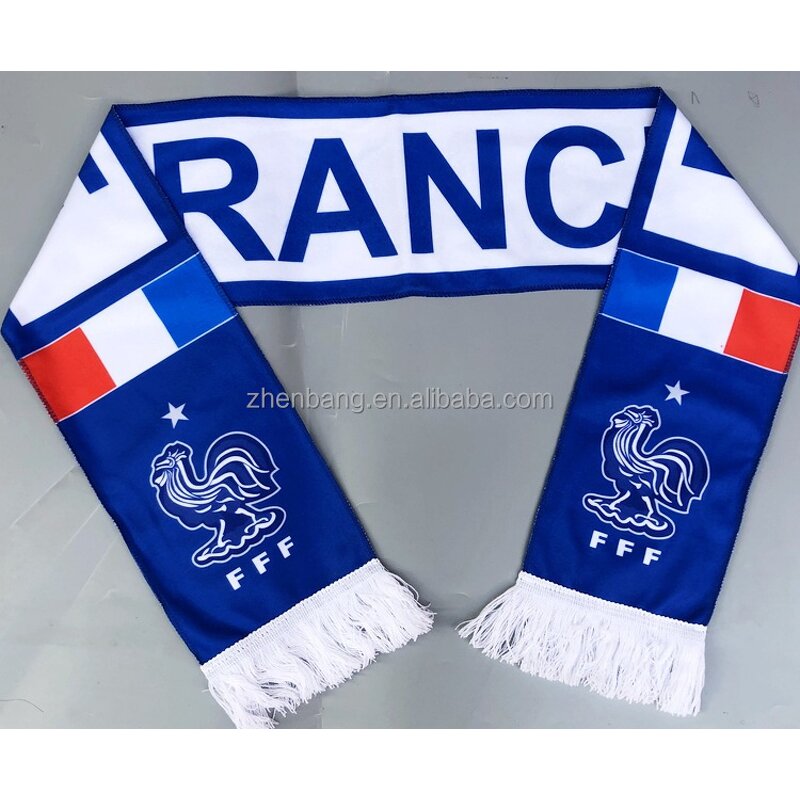Soccer Scarf Set Manufacturer - Custom Knitted Neck Fan Football Scarf Hat