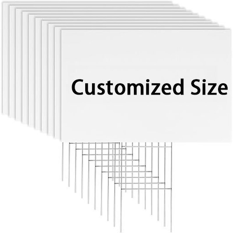 Lawn Signs Manufacturer - Custom PVC Eco-Friendly Cartoon H-Stakes Yard