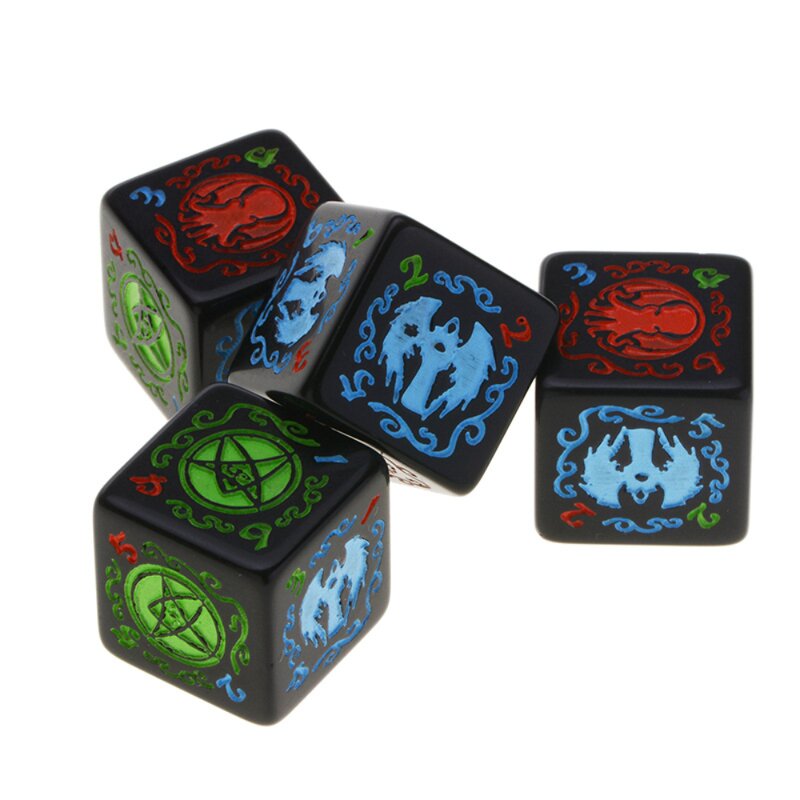 Acrylic Dice Factory - Custom with Heat-Transfer Printed Logo for Games