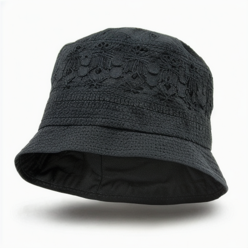 Bucket Hat Factory - Custom Cotton Puffy with Letter Embroidery Unisex
