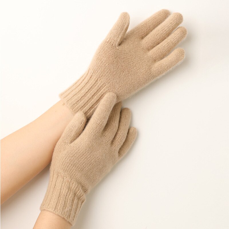 Winter Gloves Factory - New Polyester Warm Multicolor Finger Separation