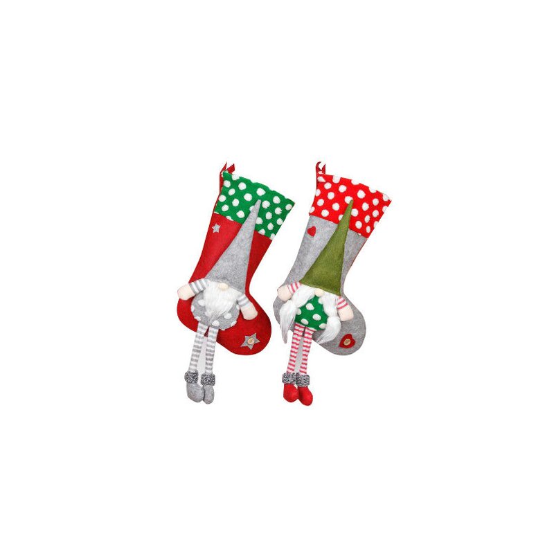 Christmas Stocking Manufacturer - Miniature Aluminum Snowflake Crystal Polyester