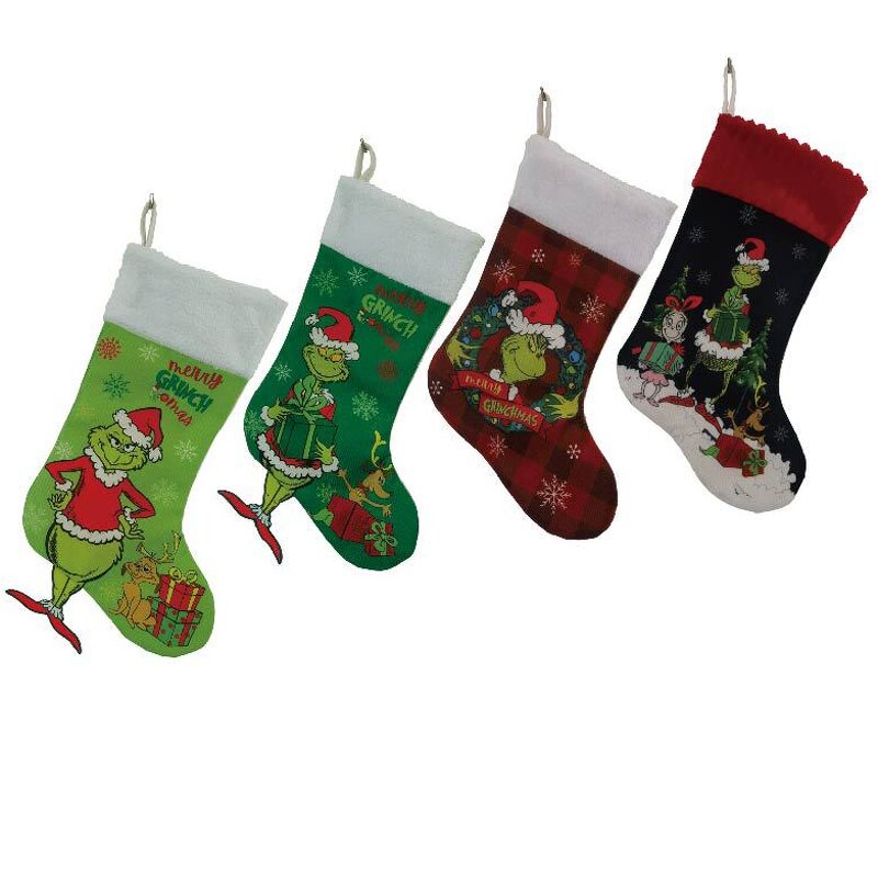 Dog Christmas Stocking Manufacturer - Polyester Sustainable Needlepoint Decorative