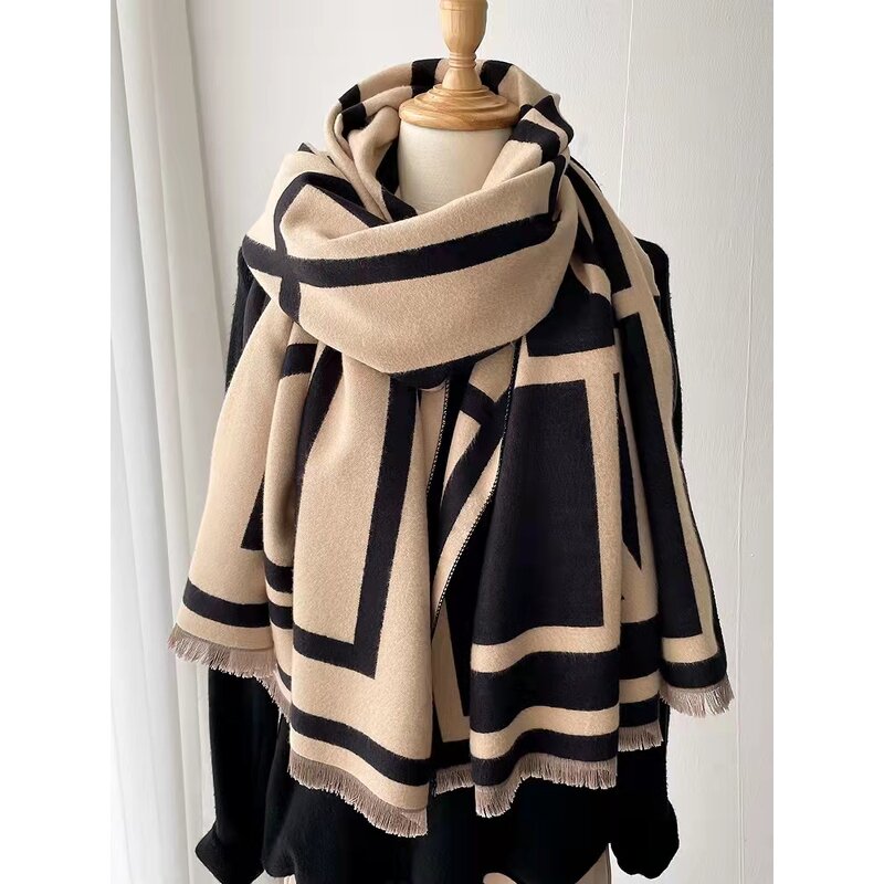 Cashmere Scarf Factory - Wholesale Customized Lady Winter Warm Cashmere Shawl