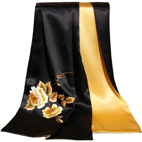 Silk Scarf Factory - Customized Chinese Style Lady Digital Print Silk