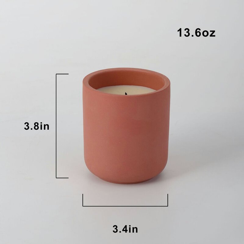 Scented Candles Factory - Wholesale Classic Cement Texture Multi-size Concrete
