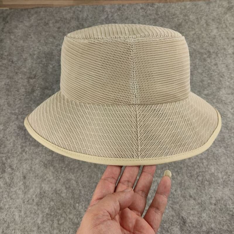 Bucket Hat Manufacturer - Customized Khaki Large Brim Mesh Cycling UV Protection