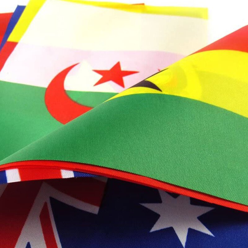 Handheld Flags Manufacturer - Custom Logo Polyester Sublimation Printed with Stick