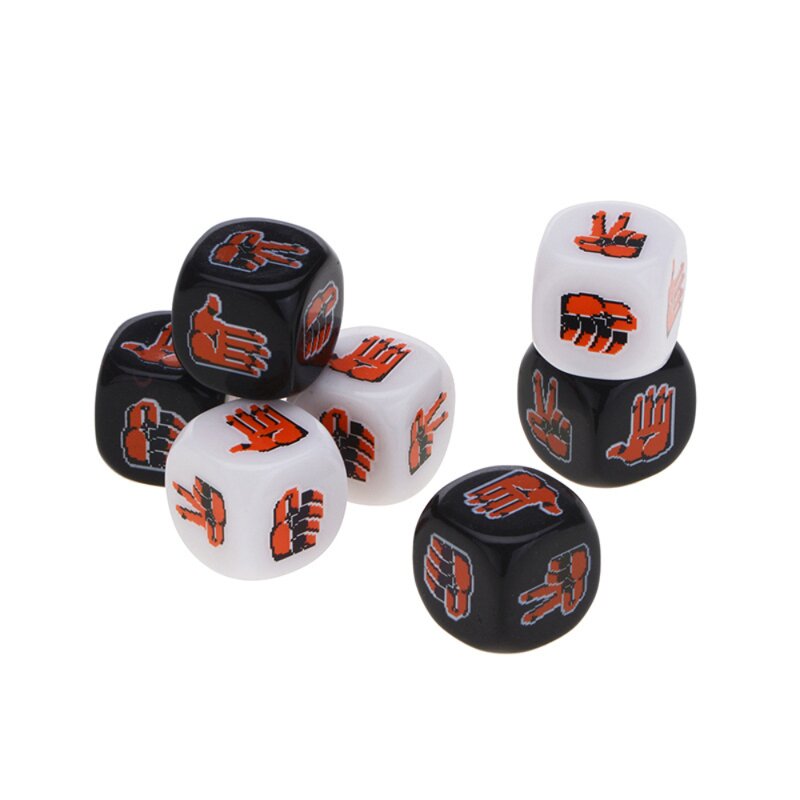 Acrylic Dice Factory - Custom with Heat-Transfer Printed Logo for Games