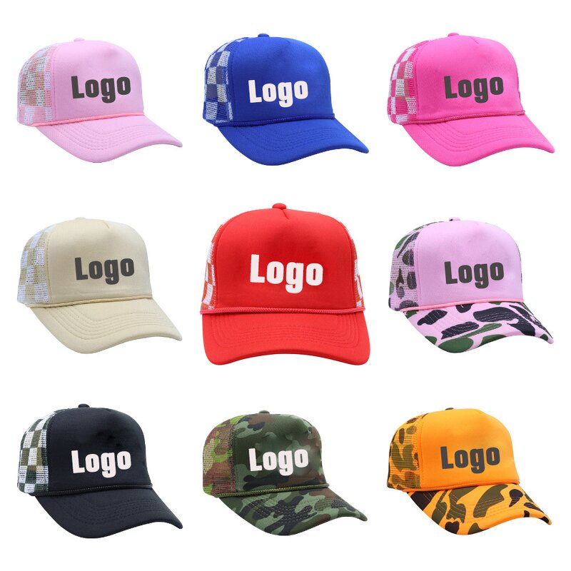 Trucker Hat Manufacturer - Wholesale Custom Logo Camouflage Mesh Baseball Cap