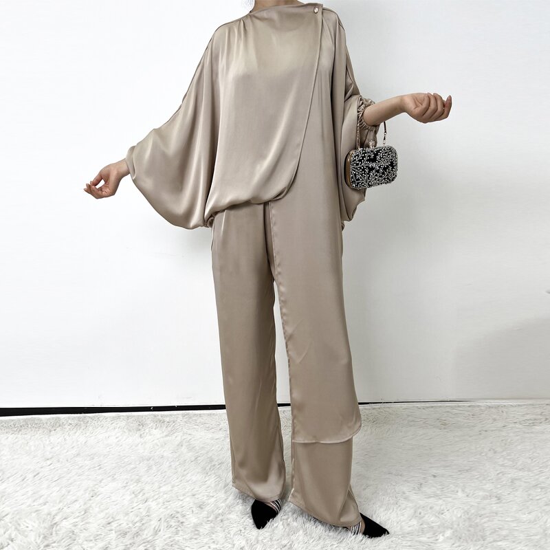 Islamic Clothing Manufacturer - Custom Wholesale Polyester Elegant Two-Piece Set