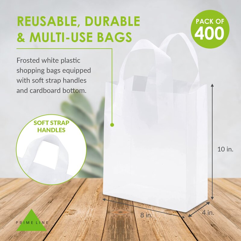 Merchandise Bag Manufacturer - Biodegradable Recycle Plastic Die Cut Handle