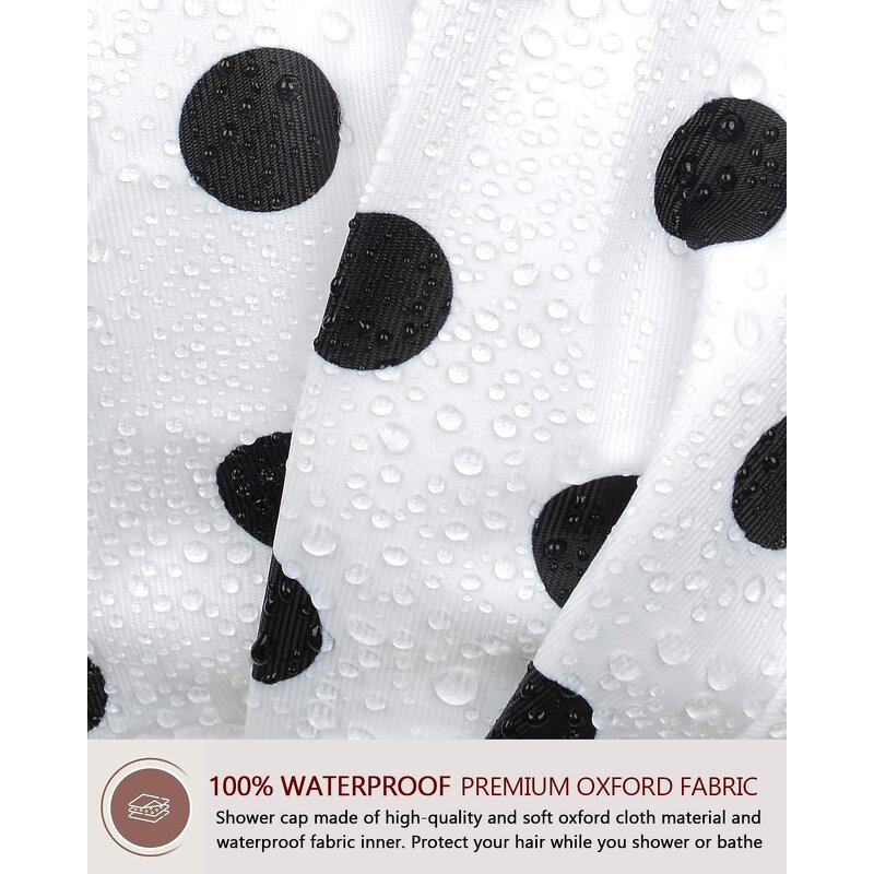 Shower Cap Factory - Custom Luxury Silk Waterproof Adjustable Bowknot